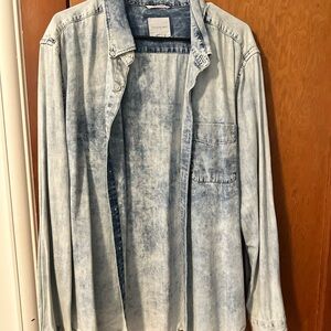 Men's Denim wash shirt